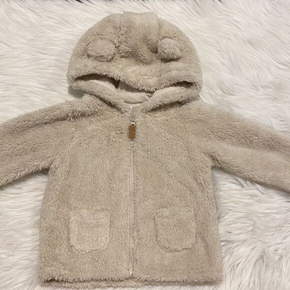 Carter's zip up sherpa hoodie size 18m - Picture 5 of 5